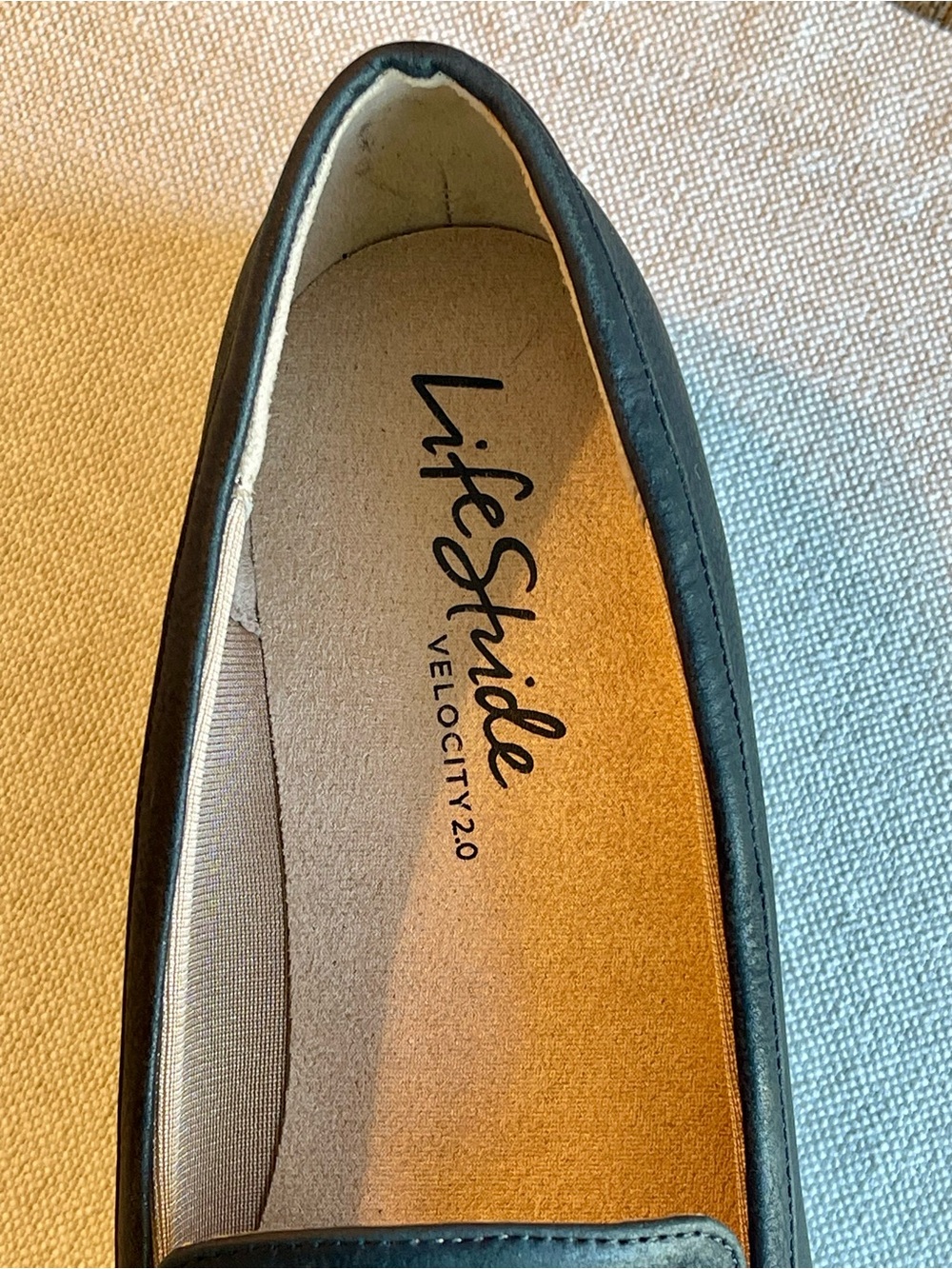 NEW LIFE STRIDE VELOCITY 2.0 ZEE SERIES FAUX BLACK LEATHER LOAFER EU 42/ U.S. 11 - Picture 12 of 13